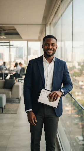 Ghanaian entrepreneur building a business with Bancostore