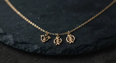 High-quality jewellery detail